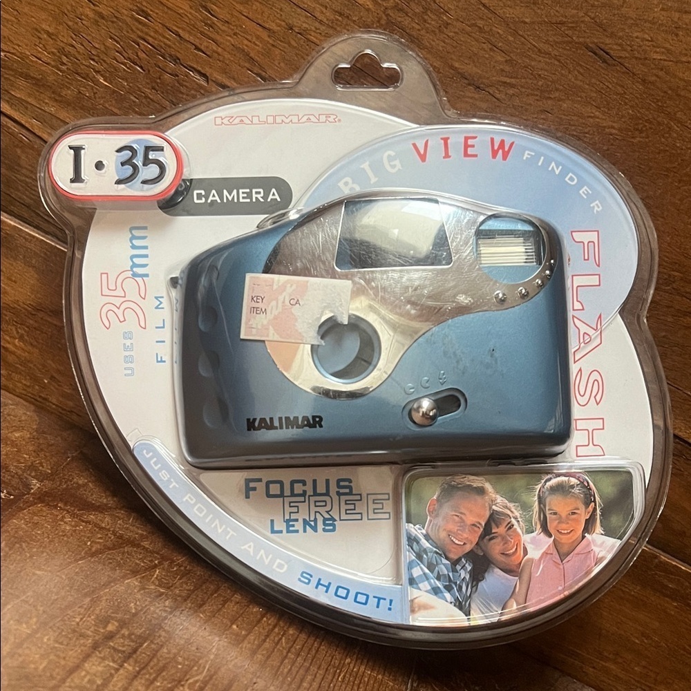 I-35 Blue 35mm Film Camera